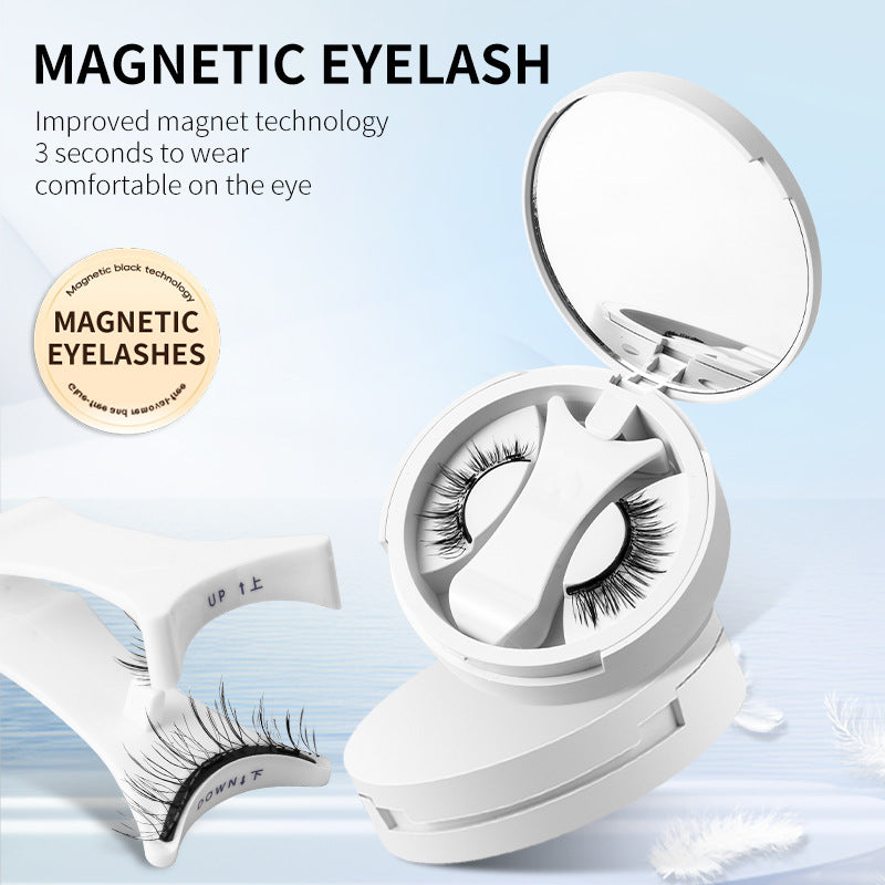 Lumora Magnetic Lash Kit - glue-free magnetic lashes with applicator and mirror case