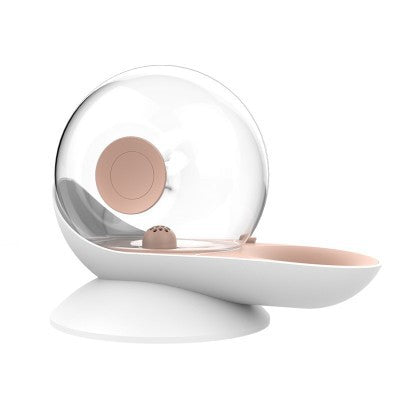Lumora Hydra gravity pet water fountain - cordless snail-design dispenser