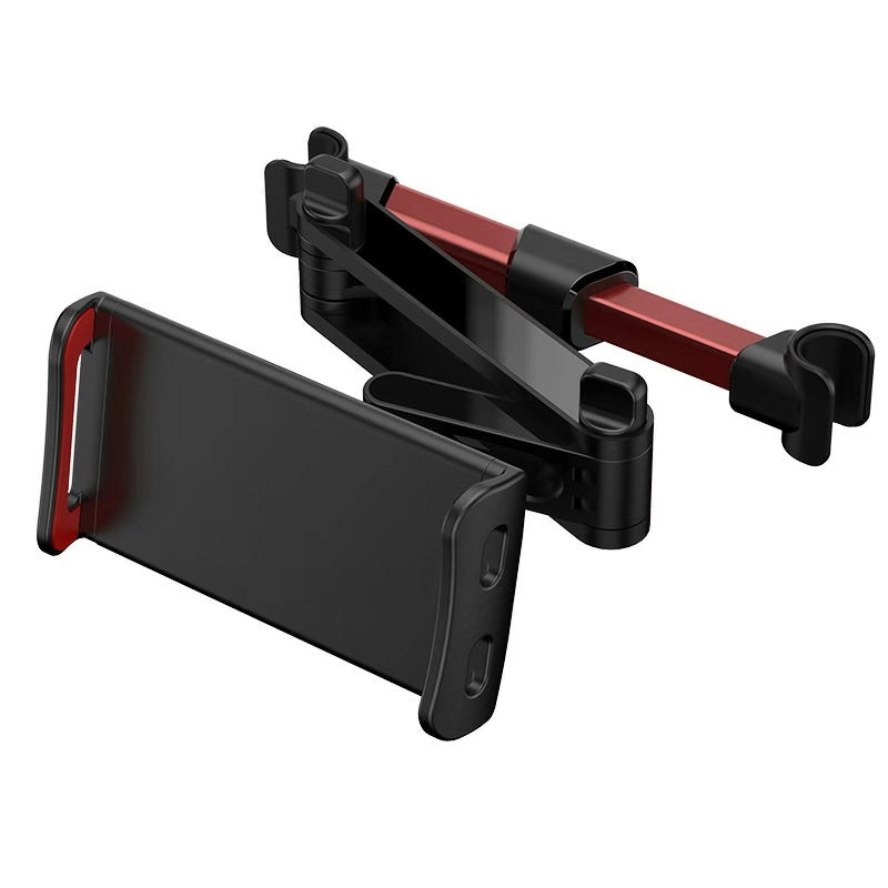 Lumora DriveView headrest tablet mount installed on car headrest