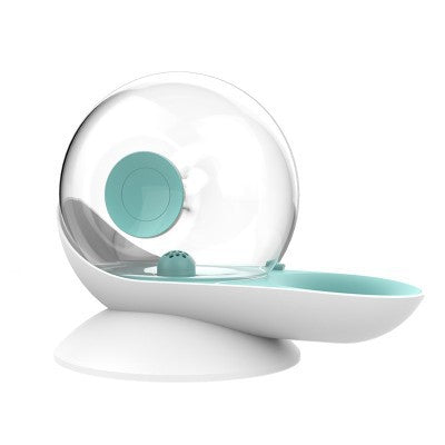Lumora Hydra gravity pet water fountain - cordless snail-design dispenser