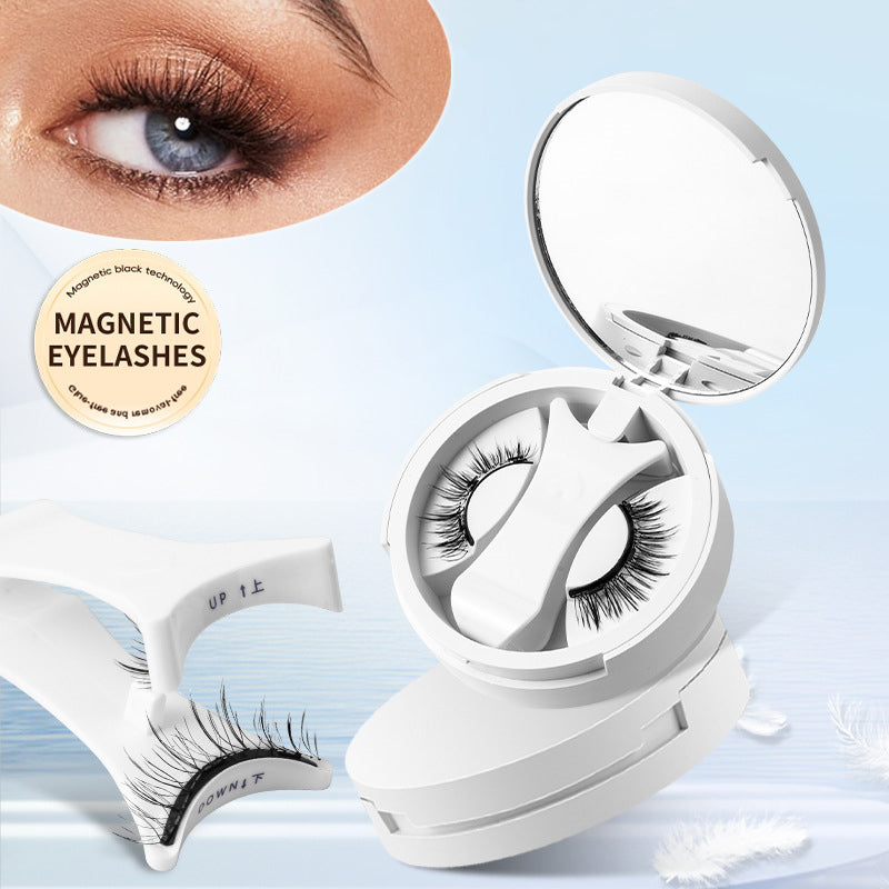 Lumora Magnetic Lash Kit - glue-free magnetic lashes with applicator and mirror case