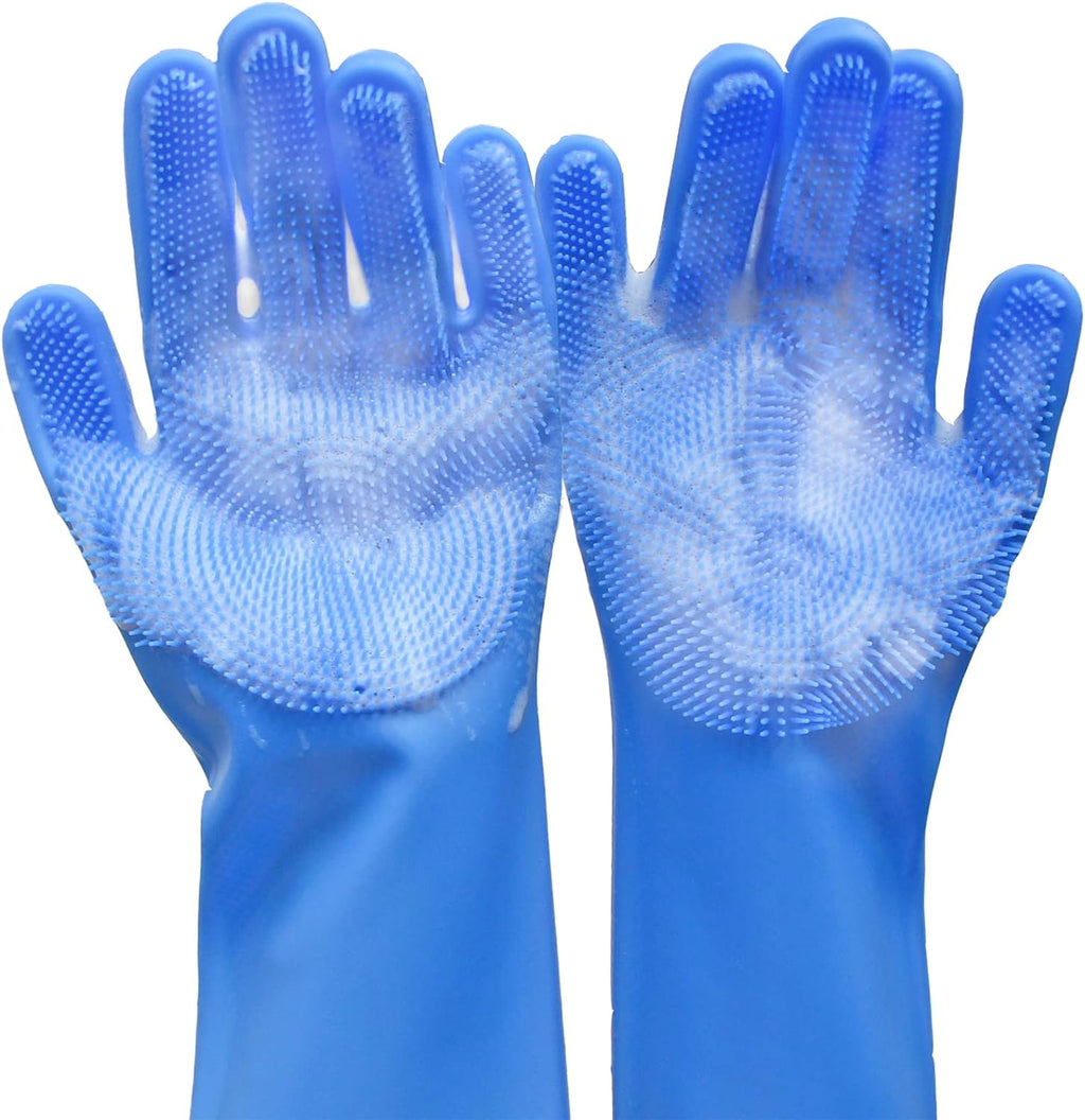 Lumora PetShed five-finger silicone grooming glove for cats and dogs