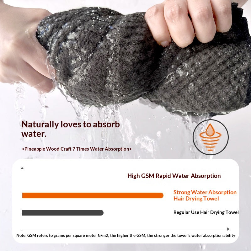 Lumora SilkDry microfiber hair towel wrap