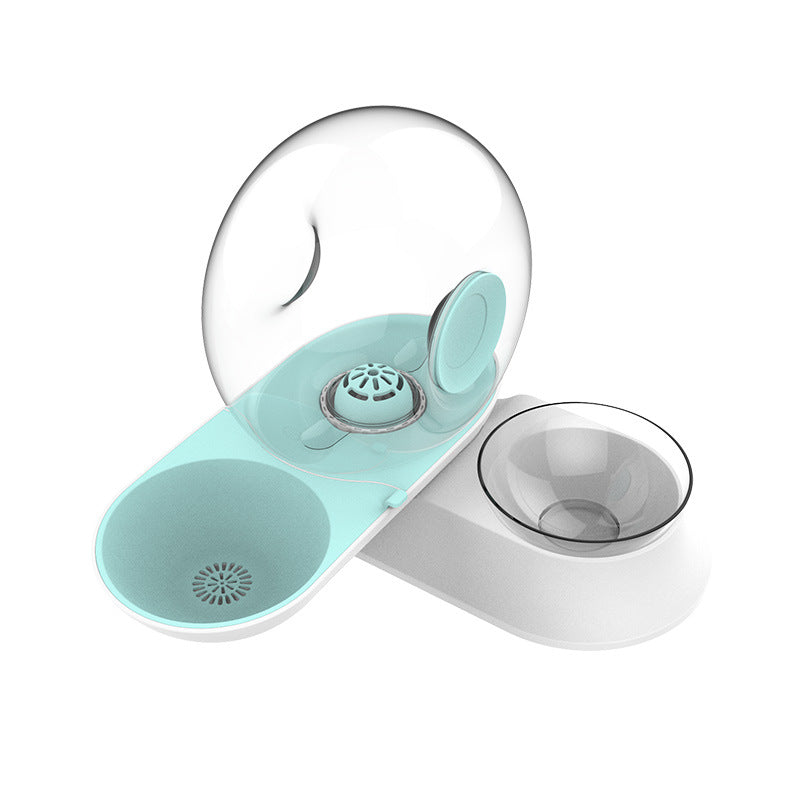 Lumora Hydra gravity pet water fountain - cordless snail-design dispenser