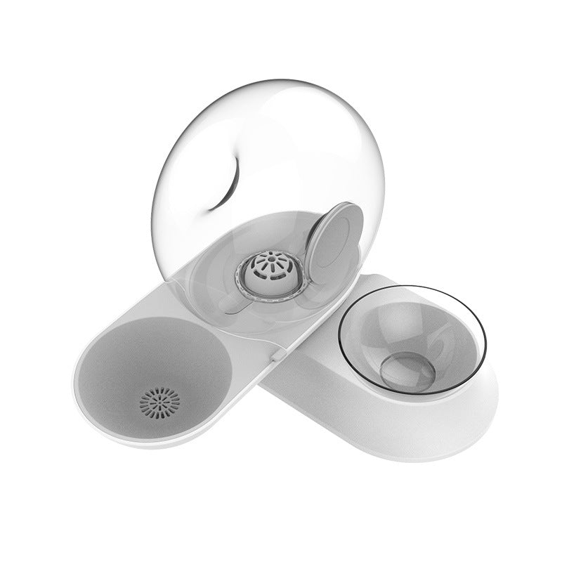 Lumora Hydra gravity pet water fountain - cordless snail-design dispenser
