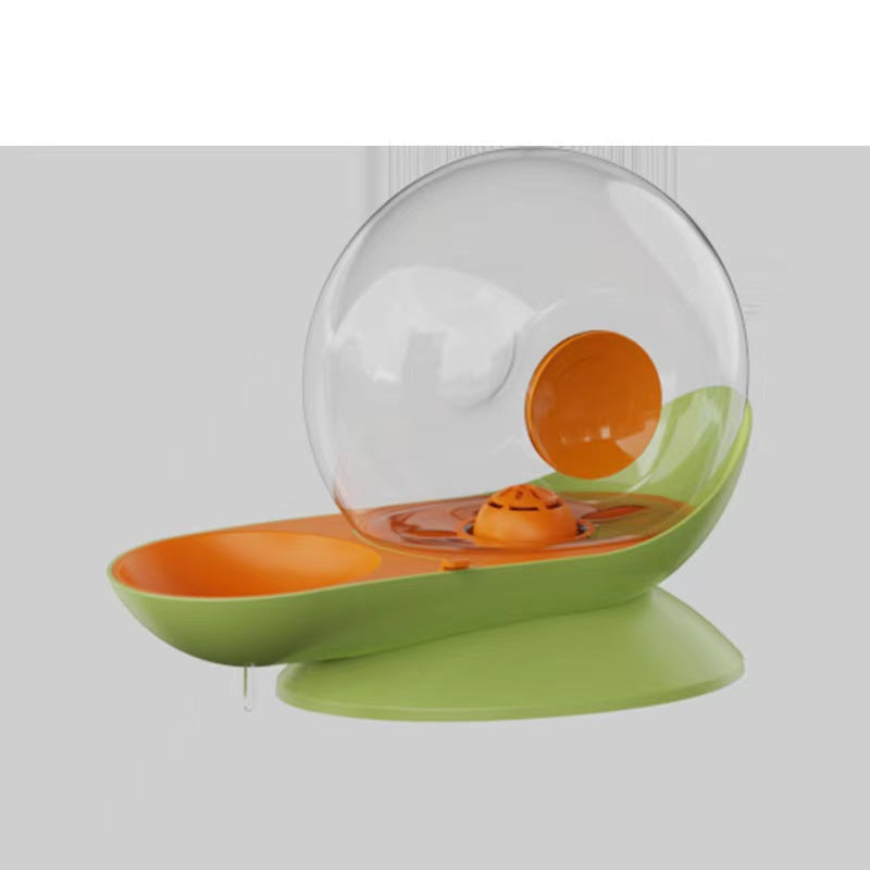 Lumora Hydra gravity pet water fountain - cordless snail-design dispenser