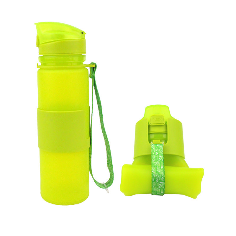 Lumora FlexFlask collapsible silicone water bottle 500ml